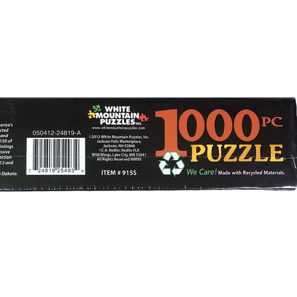 Terry Redlin Morning Warmup-White  Mountain Puzzles 1000 pieces NIB, SEALED - Picture 3 of 4